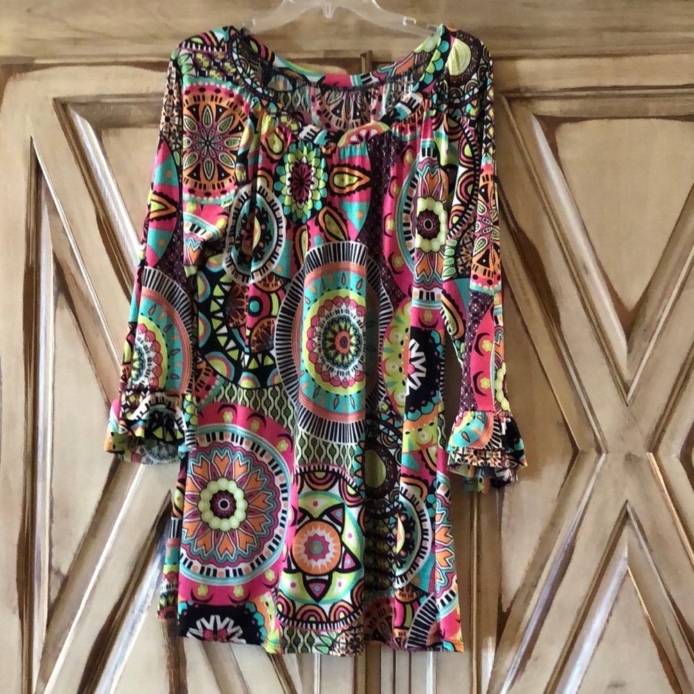 Brightly colored Tunic top